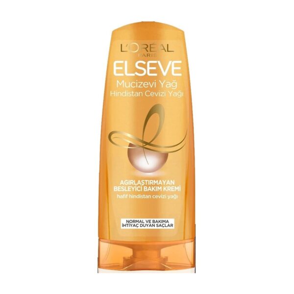 نرم کننده مو لورآل سری السیو مدل Mucizevi Yag مناسب موهای خشک و شکننده حجم 360 میل