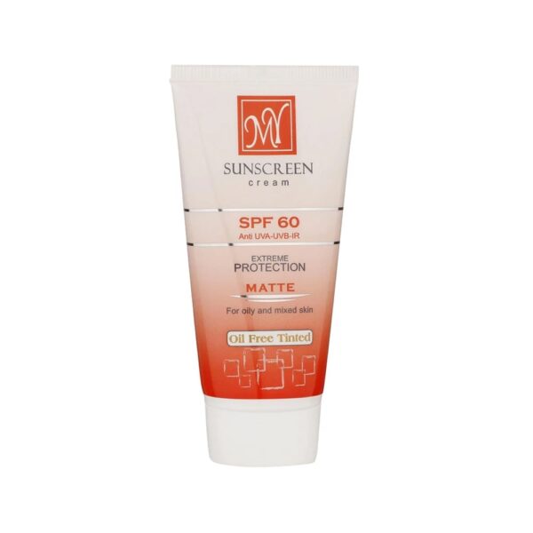 کرم ضد آفتاب مات رنگی فاقد چربی SPF 60 مای – 50 میلی لیتر