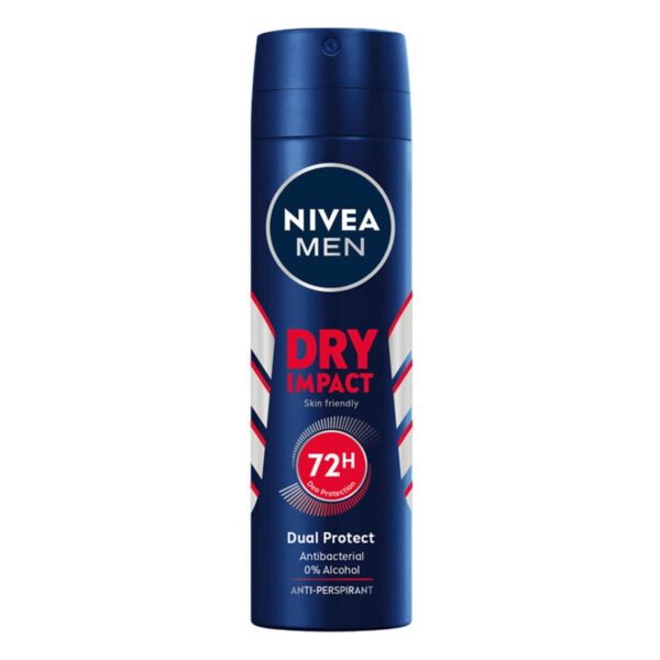 اسپری ضد تعریق مردانه نیوآ‌ مدل DRY IMPACT حجم 150 میل