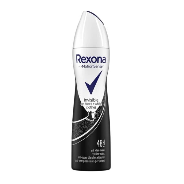 اسپری زنانه اینویزیبل بلک اند وایت رکسونا Rexona