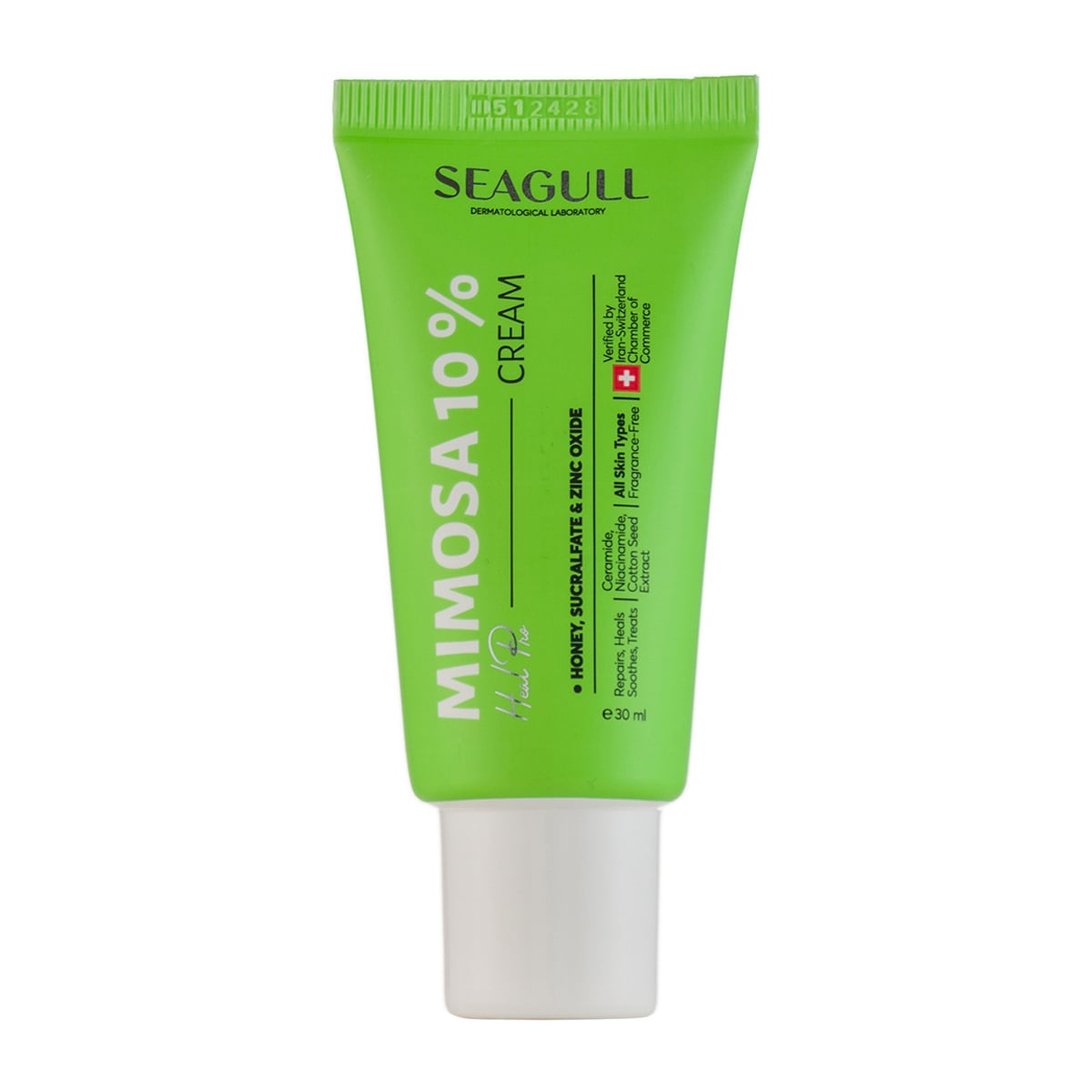 seagull-mimosa-10-percent-healing-cream-30ml کرم ترمیم کننده میموزا سی گل - Image 1