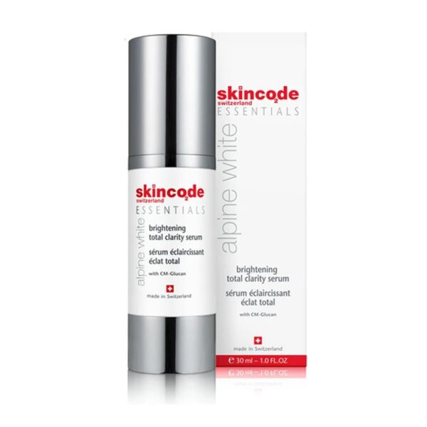 سرم روشن کننده و ضدلک اسکین کد مدل alpine white حجم 30 میلی لیتر