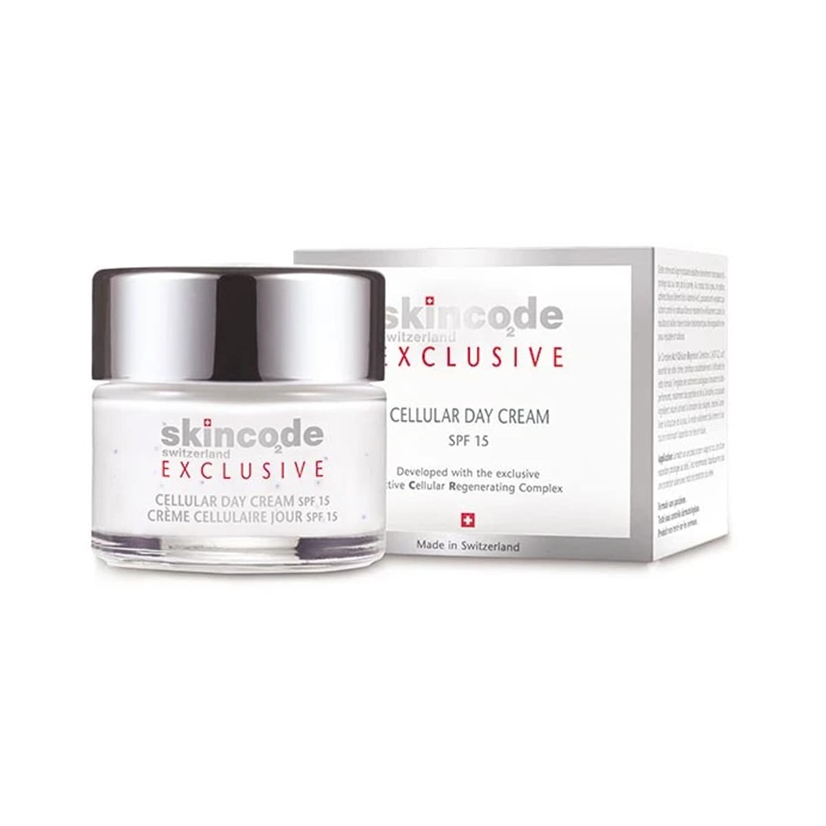 skincode-exclusive-cellular-day-cream-spf15-50ml کرم ضد چروک اسکین کد مدل Exclusive حجم 50 میلی لیتر - Image 1