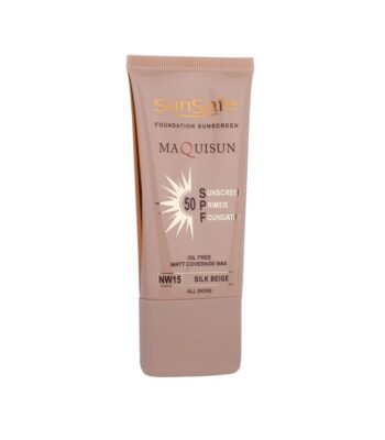 sunsafe maky sunscreen silky beige spf50
