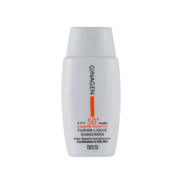 کرم ضد آفتاب بی رنگ پوست چرب Ginagen SPF50