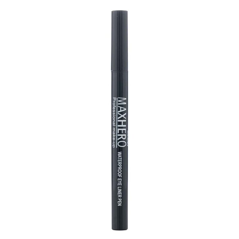 max hero waterproof black eyeliner pen