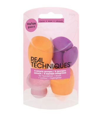 real techniques 6 miracle sponges set 91570